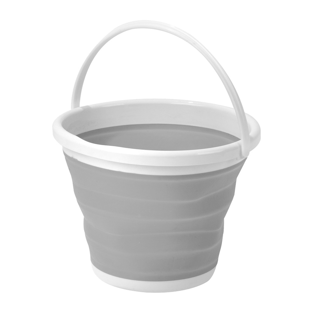 A collapsible bucket! Super handy for dirty clothes