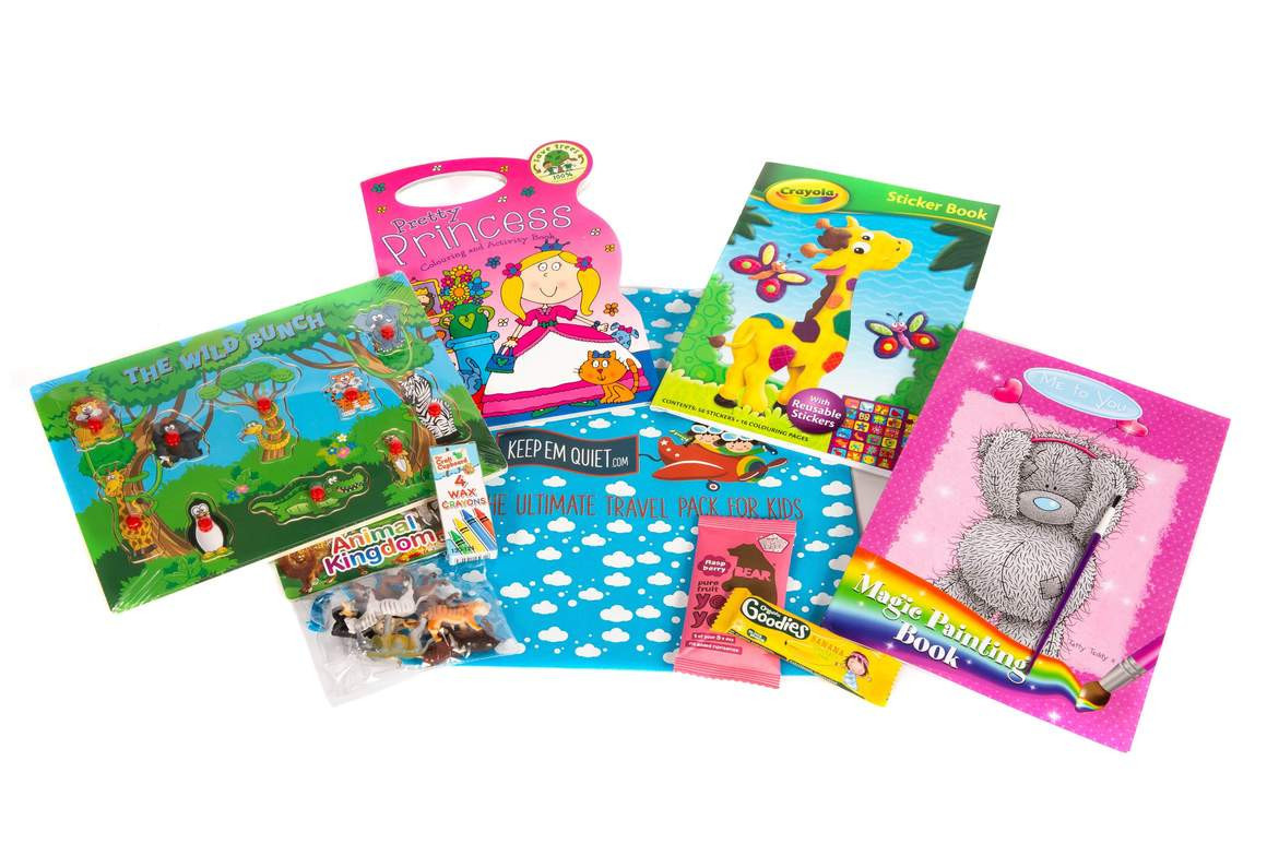 These entertainment packs are great for keeping the kids quiet